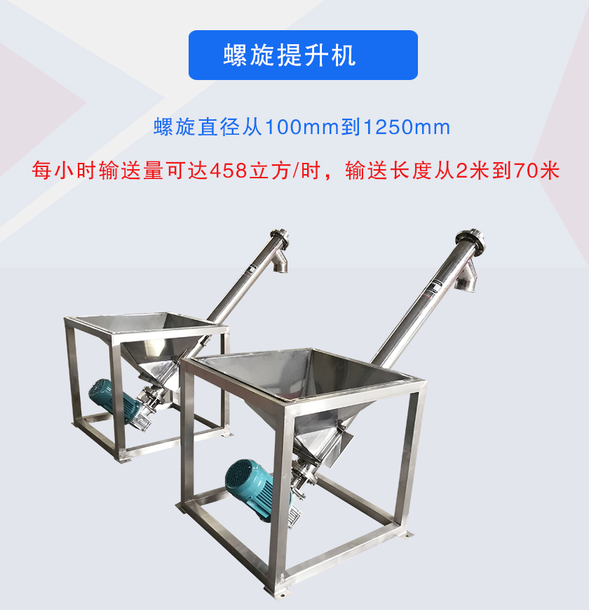 絞龍螺旋提升機(jī)介紹